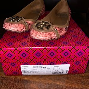 Two pairs of Tory Burch flats